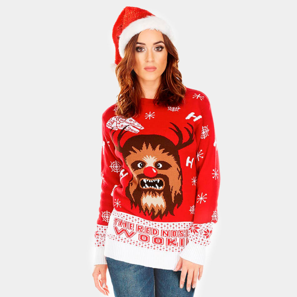 sueter de Navidad Star Wars para Hombre Wookiee Mujer
