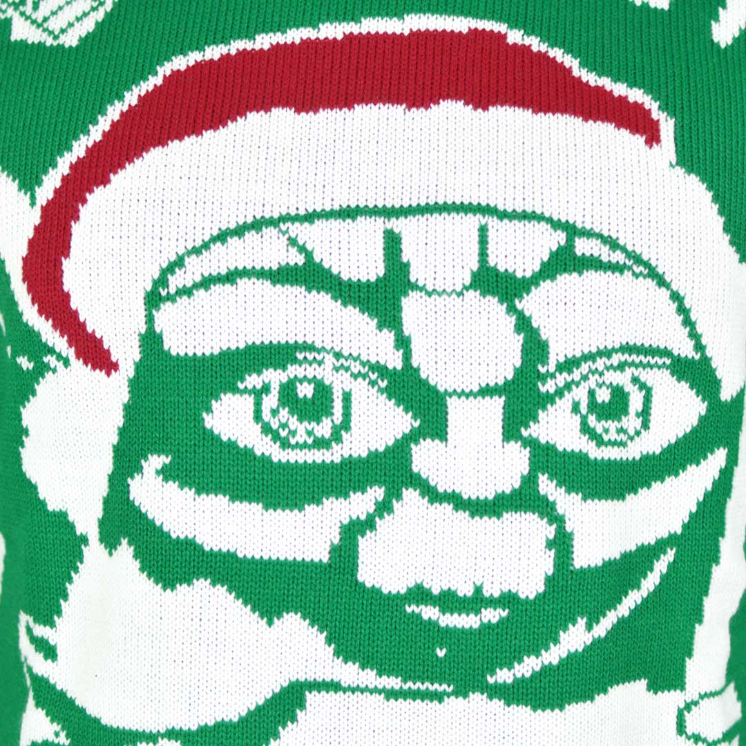 sueter de Navidad para Hombre Yoda Star Wars detalle