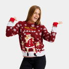 Suéter de Navidad Mujer Jingles Ladies Lentejuelas