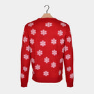 Suéter de Navidad para Mujer con Reno Rudolph Rojo Espalda