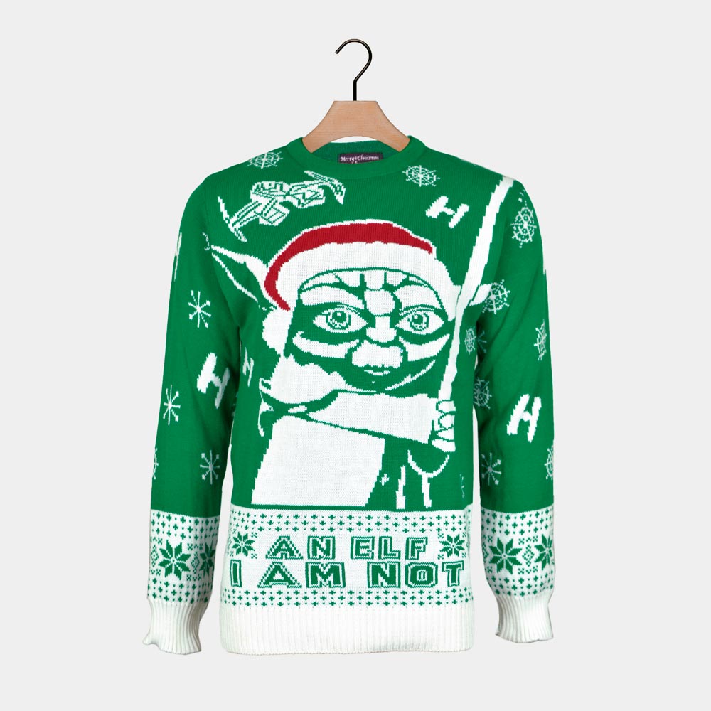 sueter de Navidad Parejas I am Not an Elf Star Wars