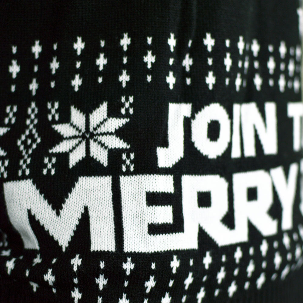 detalle Suéter de Navidad Parejas Join The Merry Side