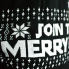 detalle Suéter de Navidad Parejas Join The Merry Side