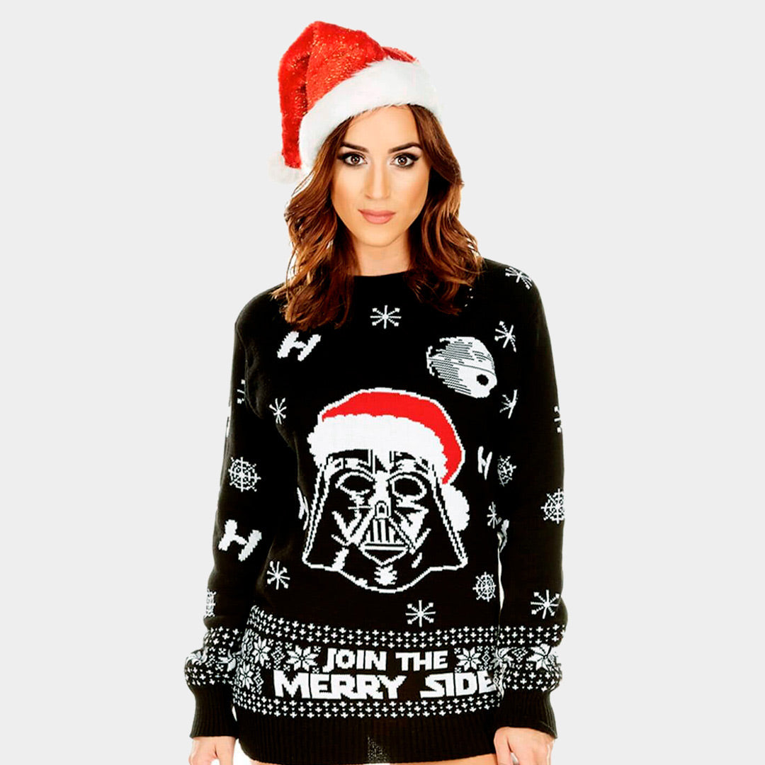 Suéter de Navidad Parejas Star Wars Darth Vader Mujer