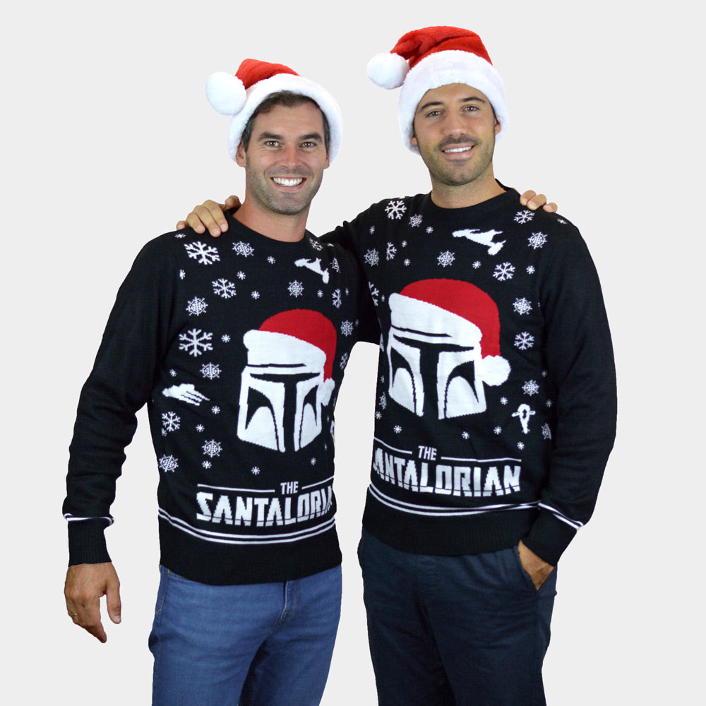 Suéter de Navidad Parejas The Santalorian hombres