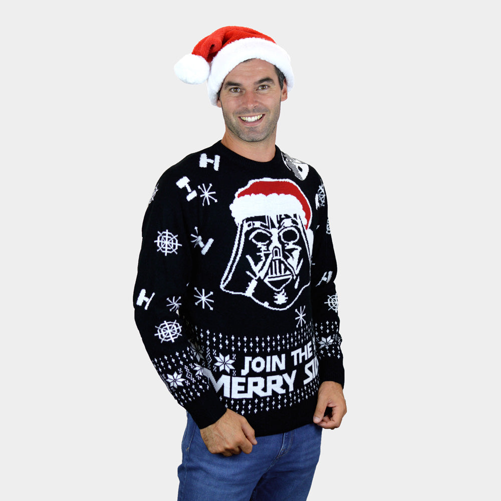 Suéter de Navidad Parejas Join The Merry Side hombre