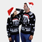 Suéter de Navidad Parejas Join The Merry Side