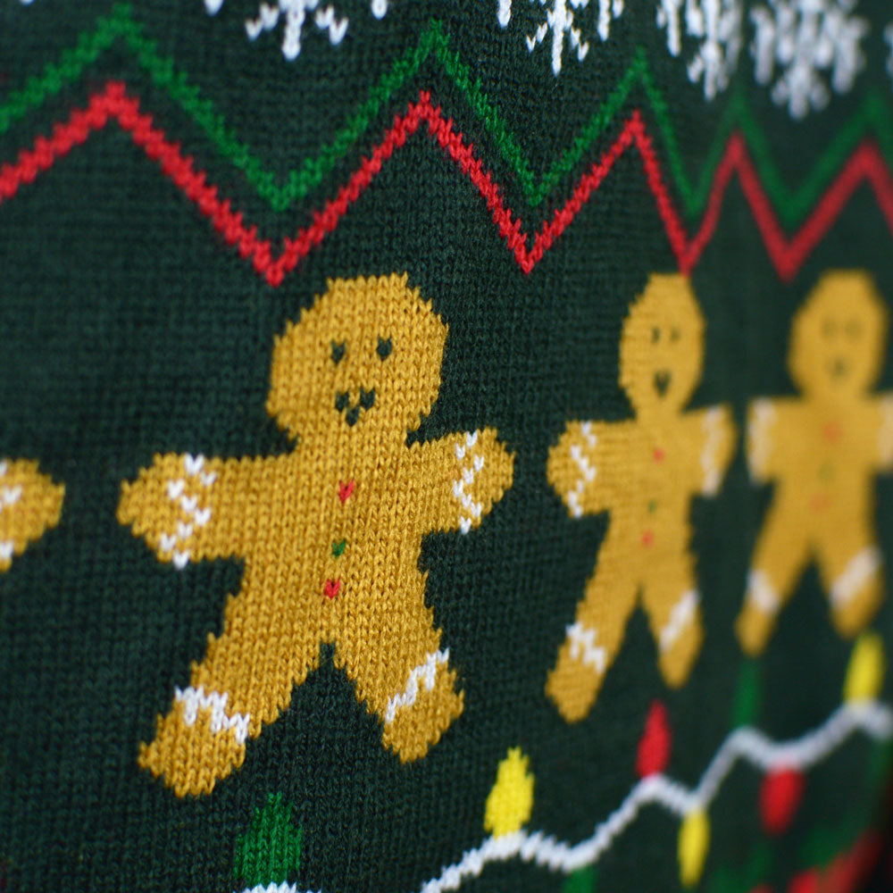 Suéter de Navidad Verde Mujer Happy Holidays
