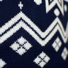 Suéter de Navidad para Mujer con Renos y Estrellas Azul Nordic
