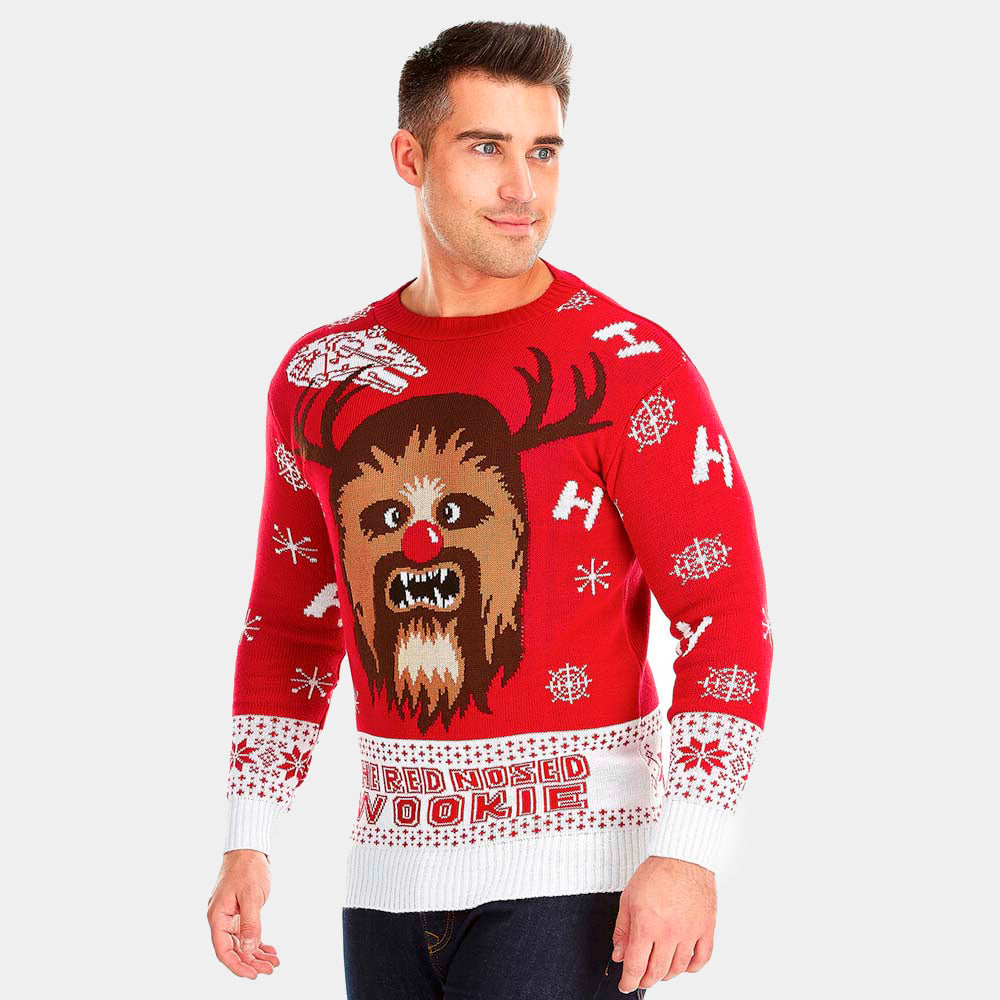 sueter de Navidad Hombre Star Wars Parejas Wookiee
